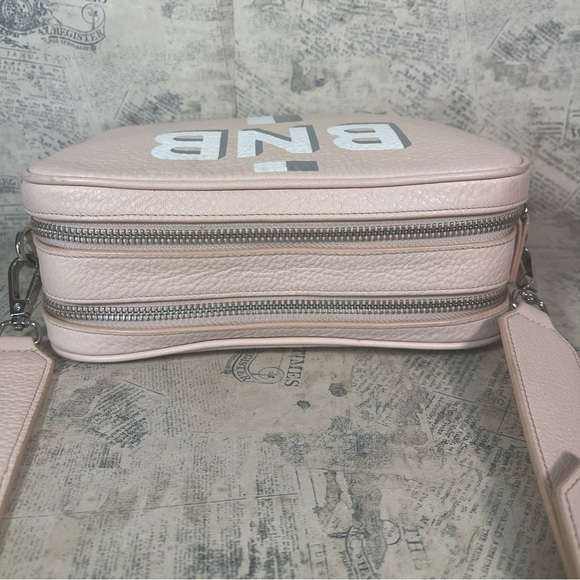 Leatherology Meadow Double Zip Camera Bag Rose Full Grain Leather Pebbled Soft - Picture 7 of 13